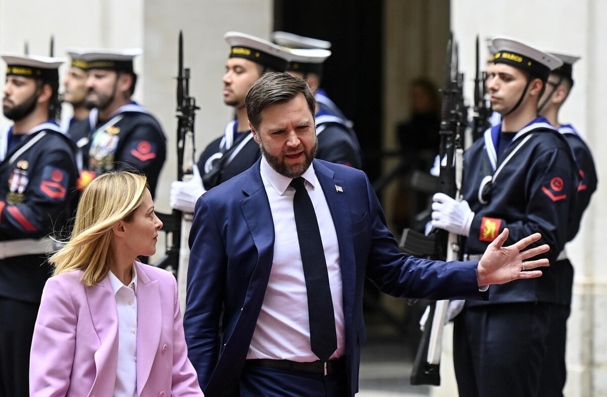 Meloni and Vance Discuss Ukraine and Trade in Rome