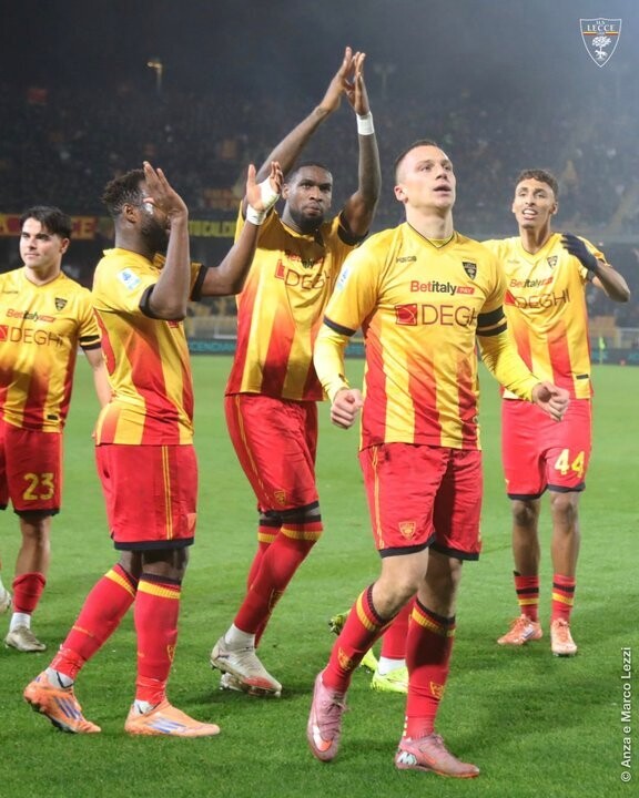 Lecce defeats Pisa 1-0 in Serie A
