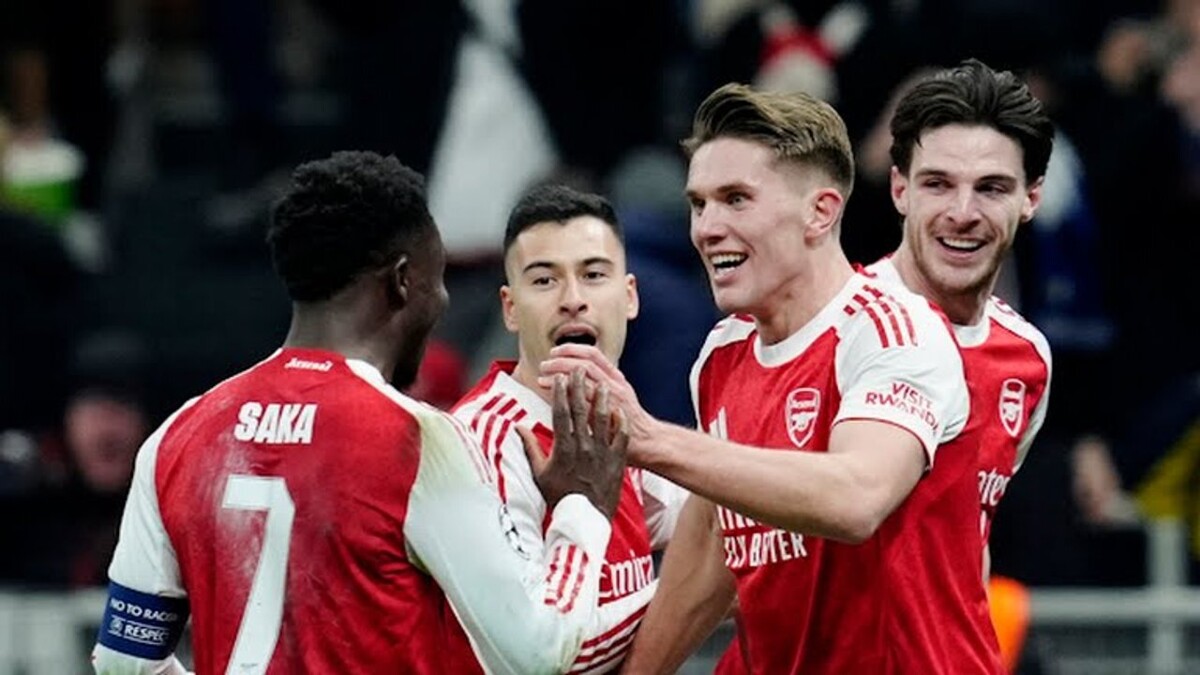 Arsenal defeats Inter Milan in Champions League