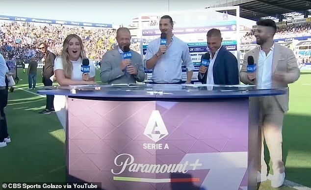 Златан Ибрагимович в эфире CBC Sports перед матчем