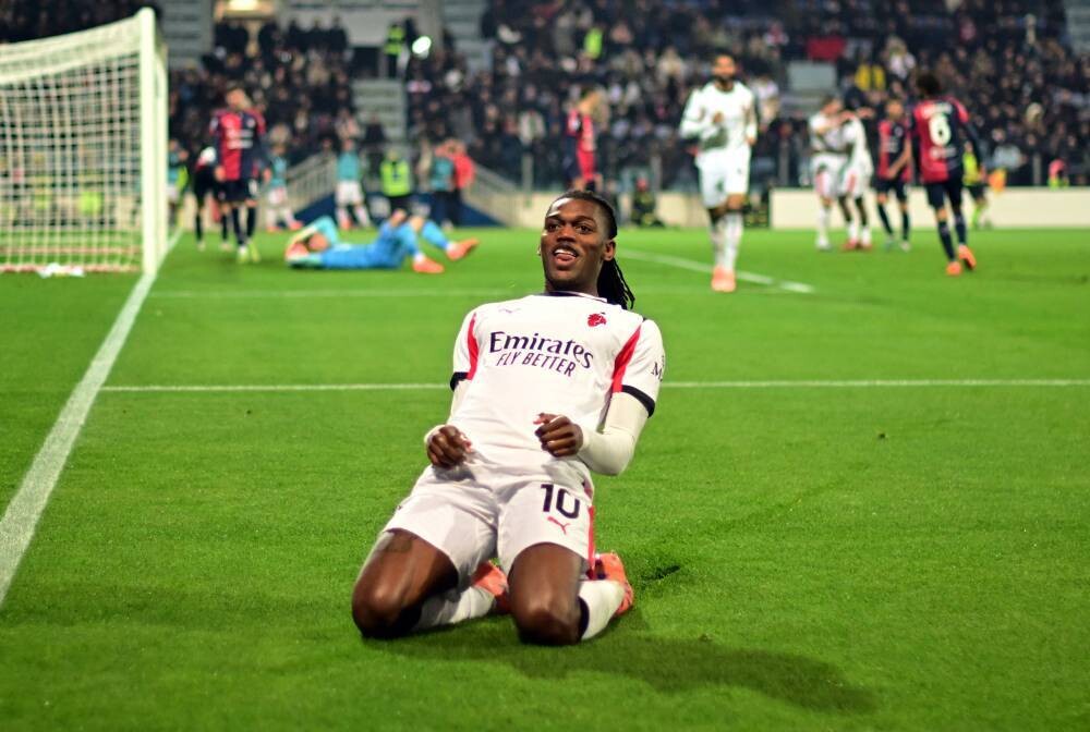 Milan tops Serie A after win against Cagliari