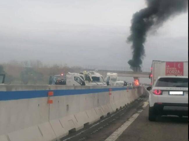 Вооружённое нападение на бронированный фургон в Италии